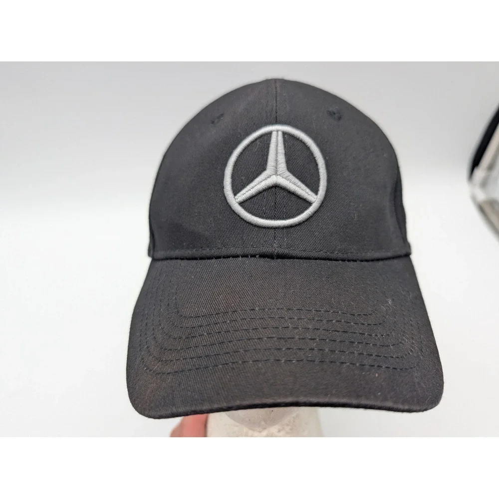 Mercedes AMG Petronas Formula One Team Black Baseball Cap Hat Embroidered Logo